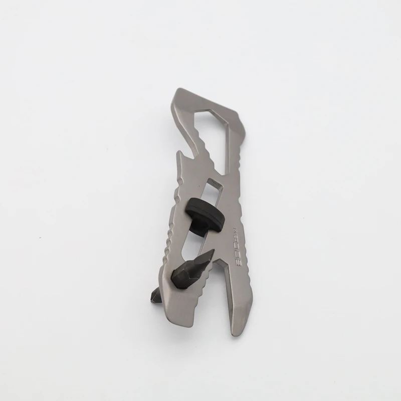 Destornillador Phillips portátil, abridor de botellas, herramienta multifunción EDC de acero inoxidable - imagen 3