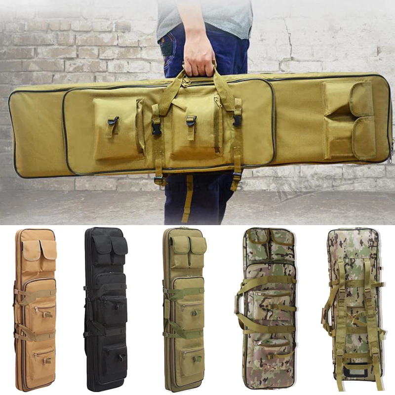 Bolsa táctica para pistola de caza, 81cm, 94cm, 114cm, Airsoft, Paintball, entrenamiento de tiro, Rifle de combate, bolsas para escopeta para carabina de francotirador - imagen 3