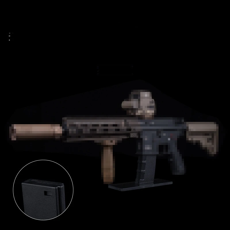 Soporte de exhibición AR con alfombrilla antideslizante, fácil instalación y accesorios decorativos para soporte de exhibición de Rifle de caza de película - imagen 4