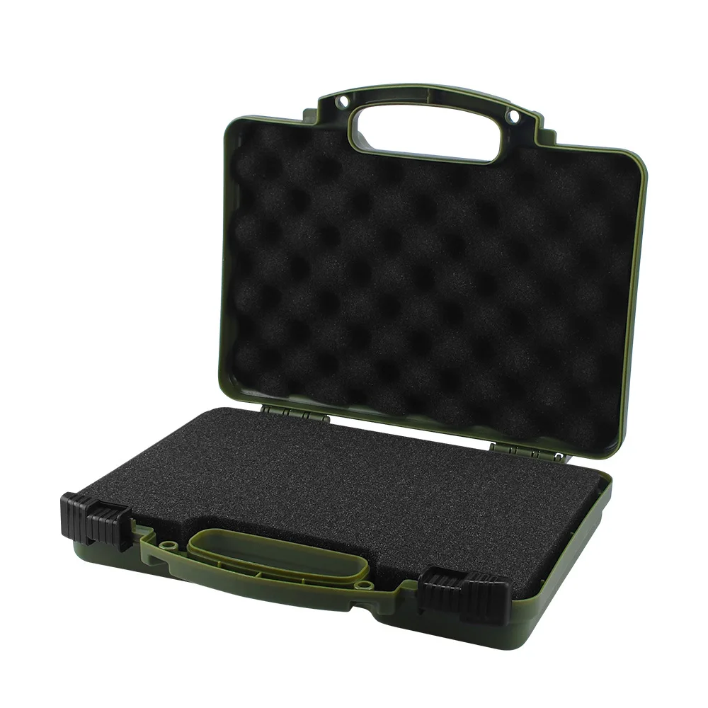 Caja de pistola con sistema de doble bloqueo con recogida y enchufe, bolsa de herramientas EDC de espuma, funda protectora para pistola - imagen 5