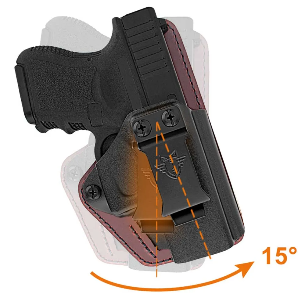Funda táctica para mano derecha, funda para pistola IWB, soporte oculto para pistolas/giruladores, extracción rápida para Glock/1911/19/43X/G3C/Sig - imagen 4