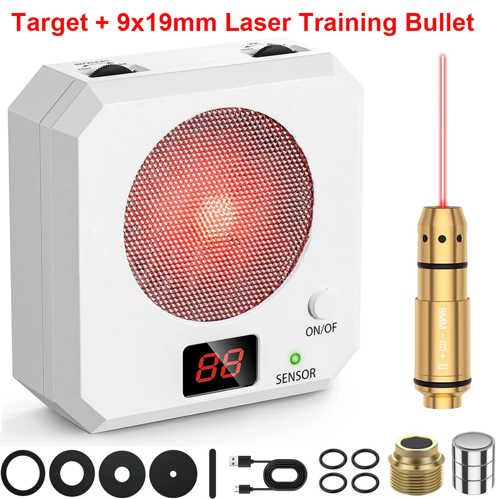 A target with 9x19mm