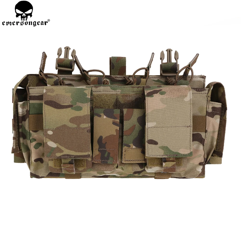 EMERSONGEAR-chaleco táctico de estilo MF Gen IV para caza al aire libre, aparejo de pecho, bolsa para revistas, EM7363 - imagen 2