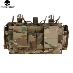 EMERSONGEAR-chaleco táctico de estilo MF Gen IV para caza al aire libre, aparejo de pecho, bolsa para revistas, EM7363