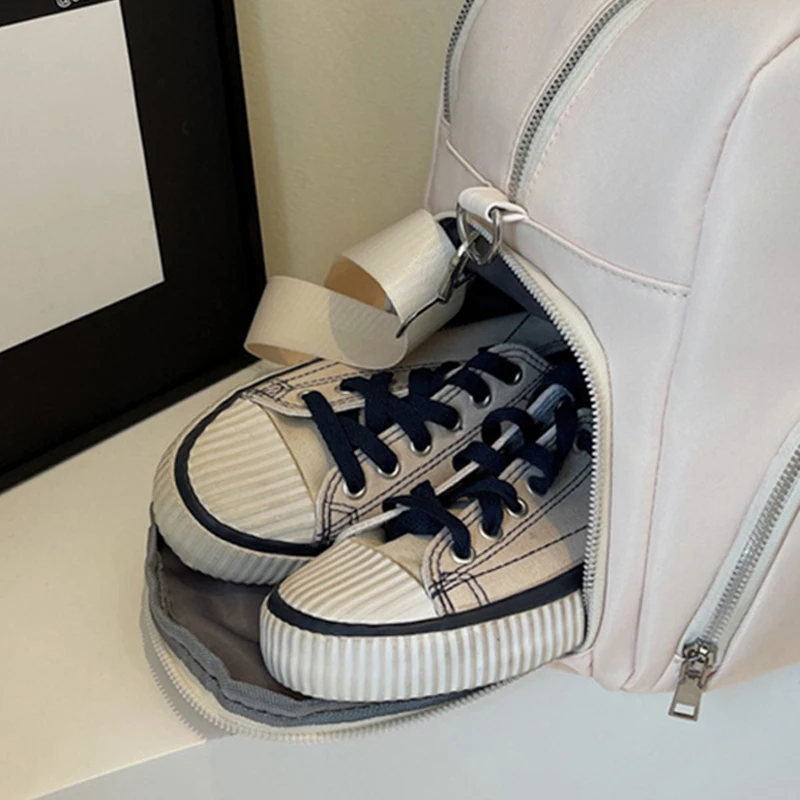 Bolsa de gimnasio para Fitness, bolsa de viaje al aire libre húmeda y seca, Yoga, viaje de corta distancia, bolsos de hombro tipo bandolera, paquete de zapatos, equipaje de embarque, bolso de mano - imagen 3