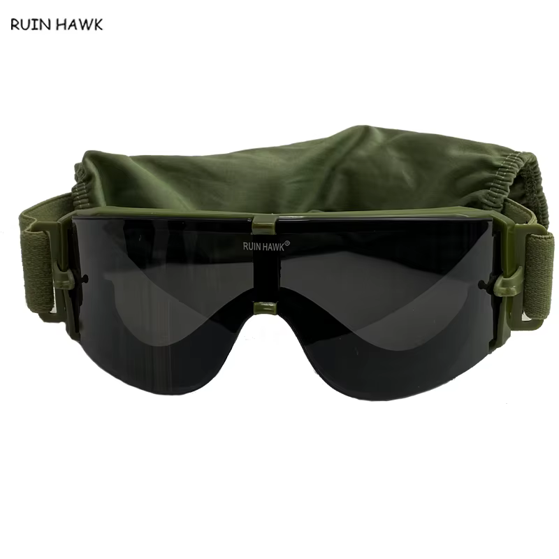 Gafas tácticas con lentes antivaho para airsoft, paintball y caza - imagen 5