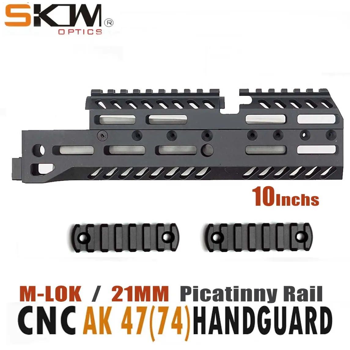SKWoptics Soporte táctico para linterna M-LOK AK CNC 6061-T6 - imagen 4