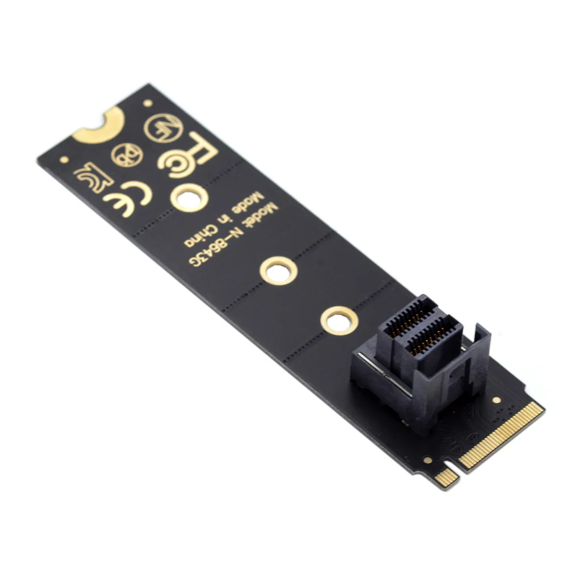 Chenyang-Kit de adaptador NVME PCIe4.0 para placa base SSD 750 p3600 p3700 M.2 SFF-8639 Mini SAS HD, 22x80mm, U.2, SFF-8643 - imagen 2