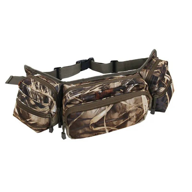 Riñonera de camuflaje biónico, bolsa deportiva de franela, ajustable, ideal para caza, pesca y montañismo - imagen 2