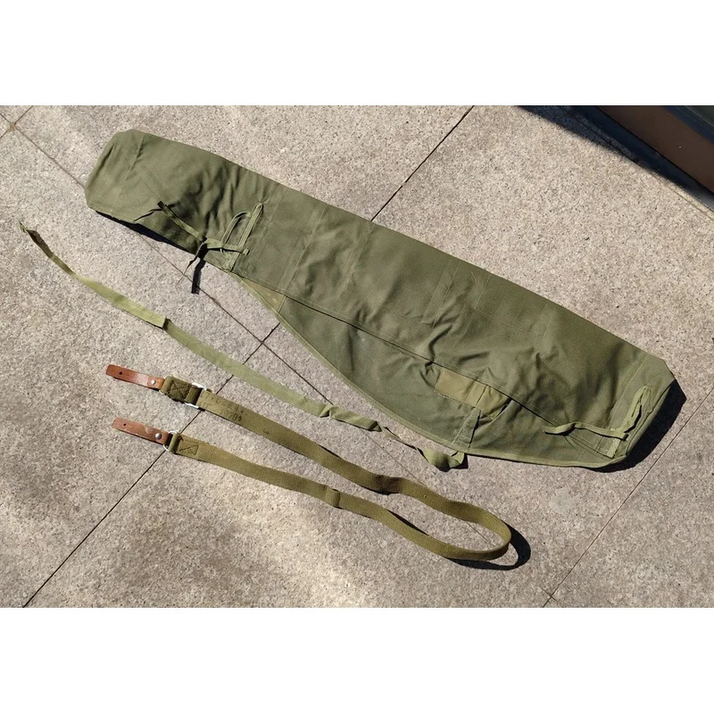 Era de la guerra de VIETNAM hecha en los años 1985, funda de bolsa tipo 56 chino Canva con correa para Rifle, accesorio táctico