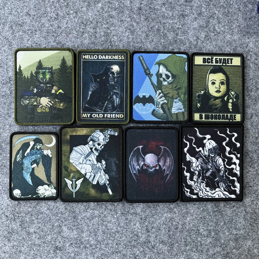 Insignia de moral de Chevron "Spawn, Corps", parches tácticos Airsoft, brazalete de operaciones especiales del ejército militar, mochila, pegatinas de gancho - imagen 4