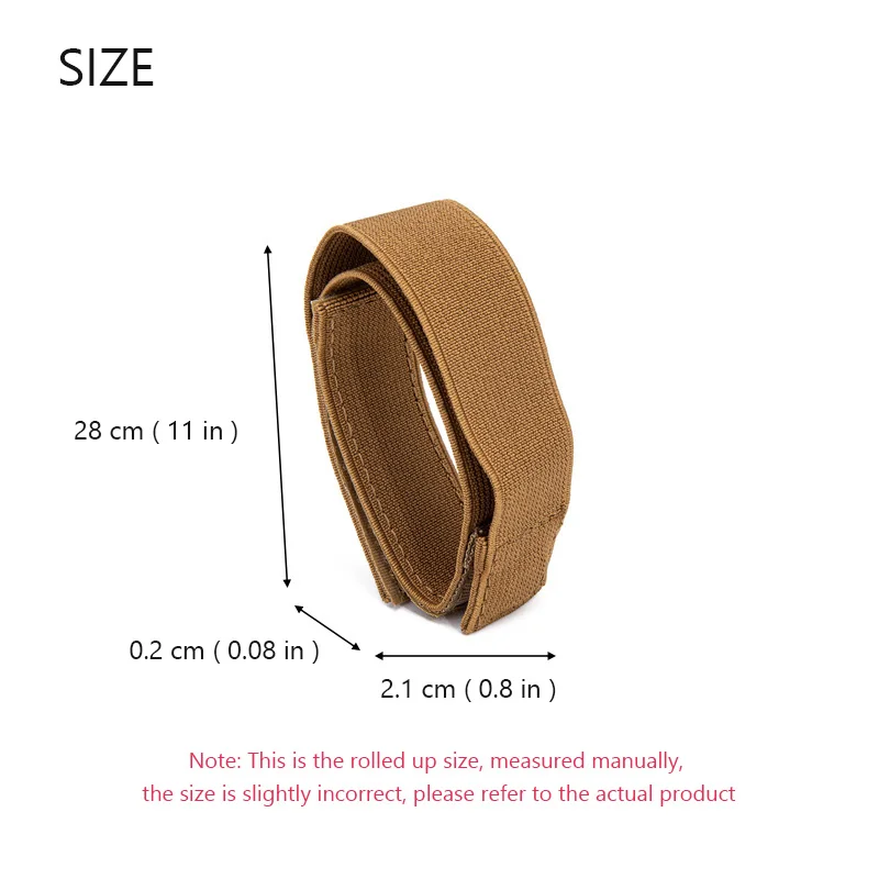 Correas tácticas magnéticas negras/verdes/caqui, cierre de gancho y bucle de alta resistencia, para equipo al aire libre, mochila, seguridad de equipos - imagen 4