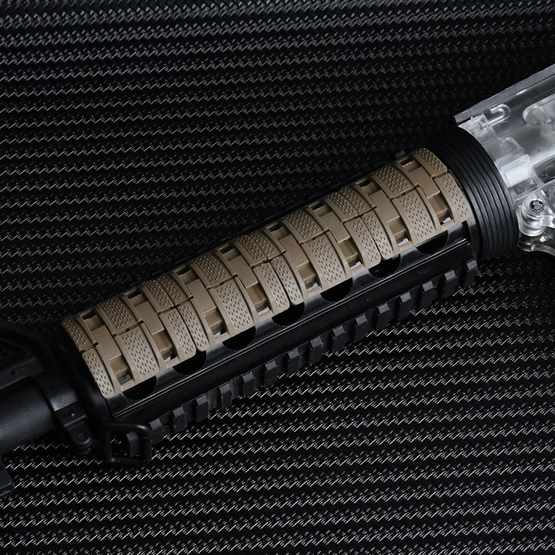 Cubiertas de paneles de riel mejorados XTM, 16 Uds. Para AR15 M4 HK416 GBB AEG, accesorios para pistola de juguete Airsoft, cubierta de riel táctico - imagen 2