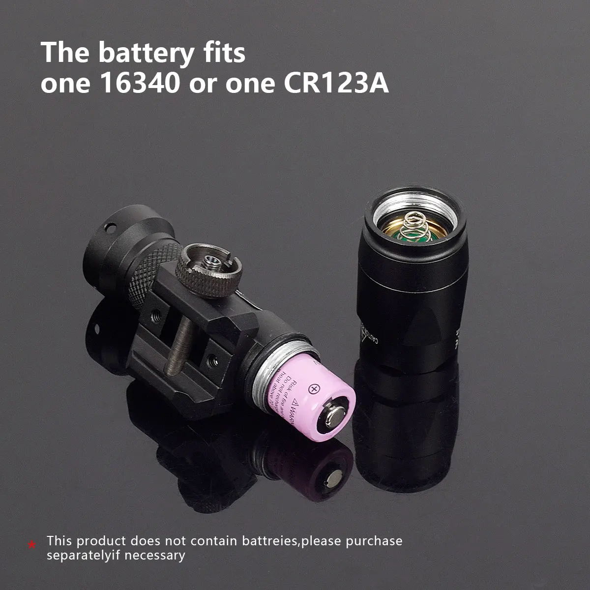 Linterna táctica SF M300 M600, montaje de luz de explorador, Base de liberación rápida, elimina para accesorios de armas de riel de 20mm - imagen 5