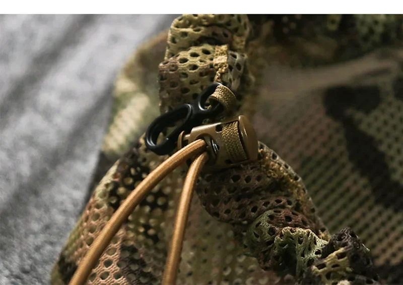 Cubierta de casco táctico ajustable para casco Mitznefet caza al aire libre CS casco ocultación gato - imagen 5