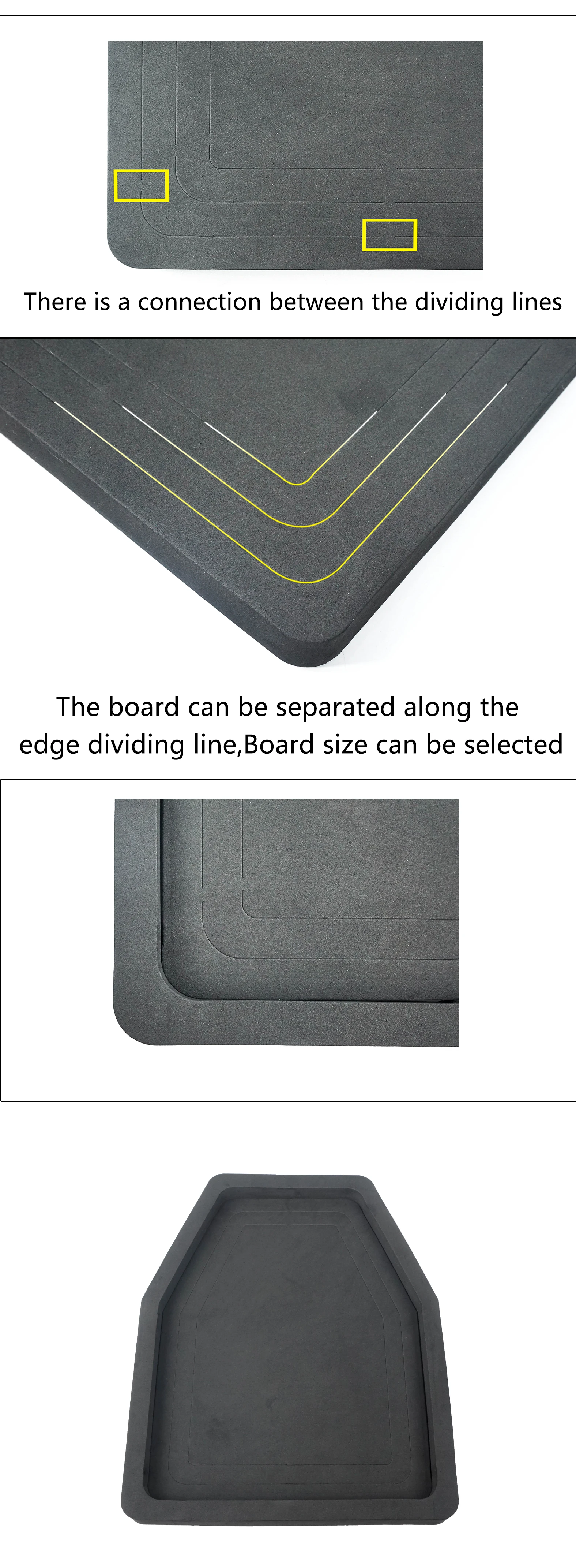 Chaleco espuma - Detalle del material