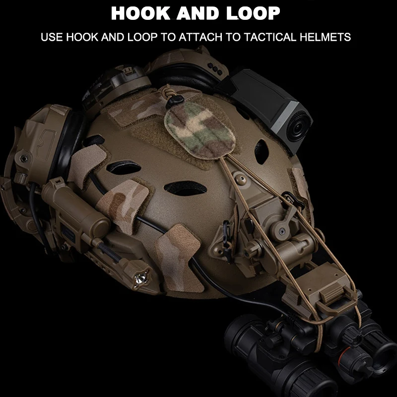 Cordón táctico NVG, dispositivo de visión nocturna, correa fija para PVS7 PVS14 PVS31, dispositivos de visión nocturna montados en casco, accesorios para casco - imagen 4