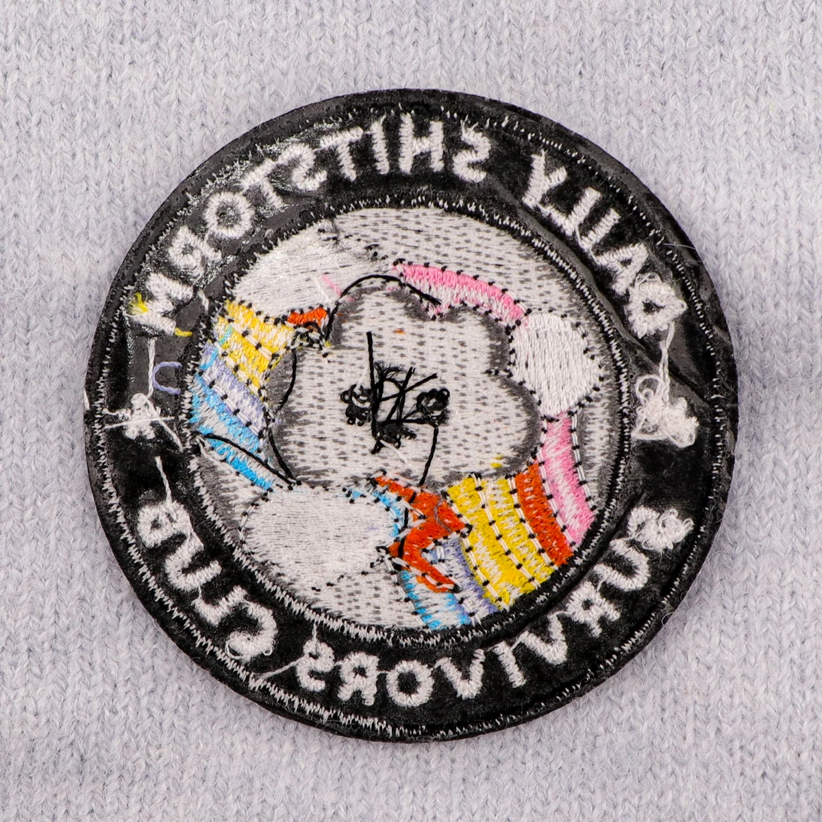 Parche bordado para Club de supervivientes, parches para planchar de arcoíris para ropa, parches termoadhesivos para ropa, insignias para coser DIY - imagen 3