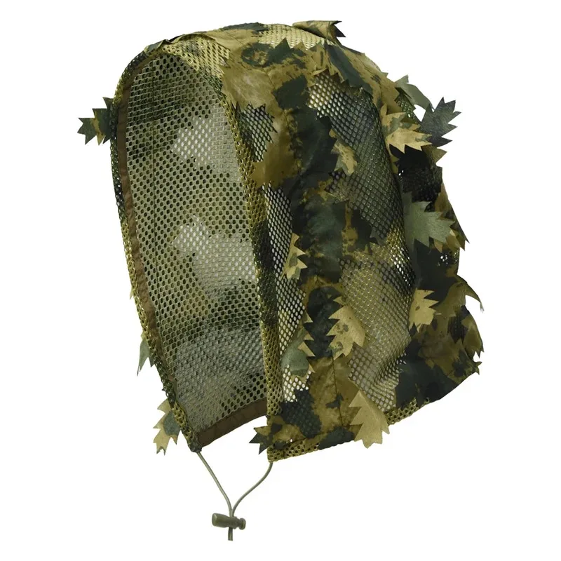 Capa de camuflaje táctica, uniforme, ropa de malla transpirable, hoja biónica, equipo de traje Ghillie para caza - imagen 4