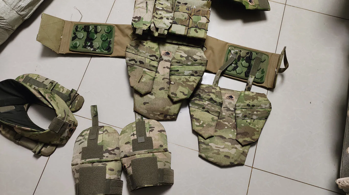 Chaleco táctico, protección para entrepierna, cuello y hombros, adaptación de camuflaje Emr, 6b45 y otros chalecos a prueba de balas - imagen 2