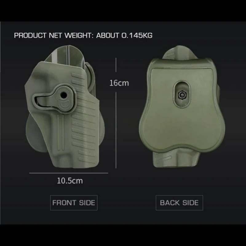 Funda de extracción rápida F226 |   Funda para pistola con montaje MOLLE |   Para accesorios de aventura en la naturaleza - imagen 2