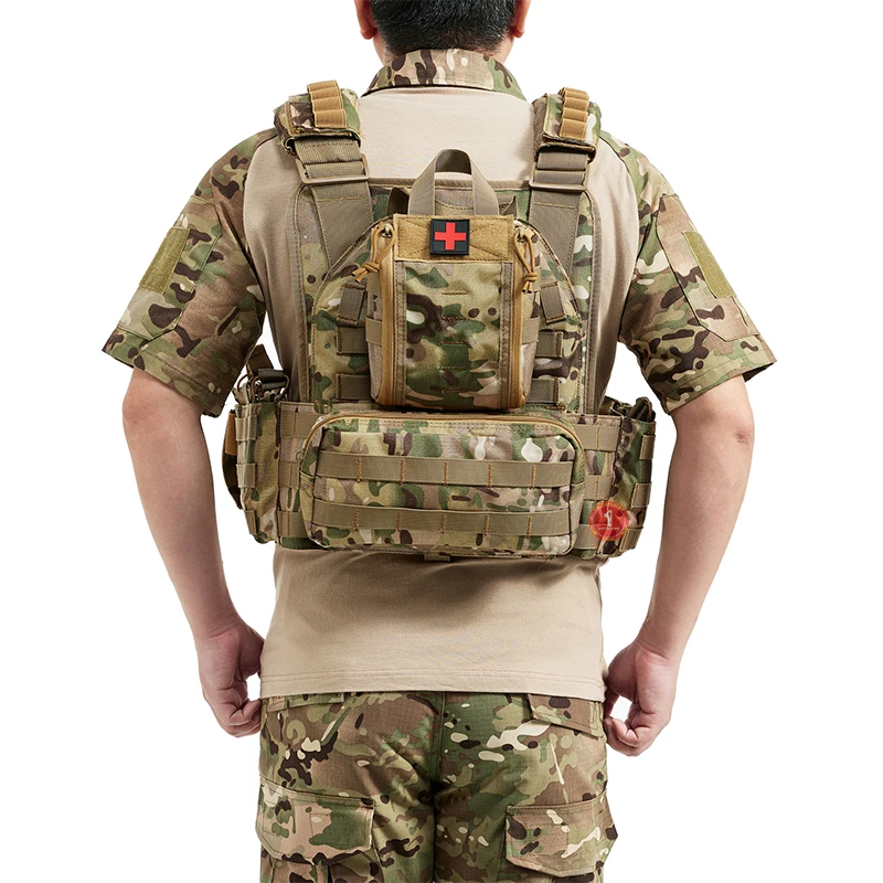 Conjunto de chaleco táctico de rotura rápida, chaleco MOLLE multifuncional, nuevo estilo de sellado - imagen 4