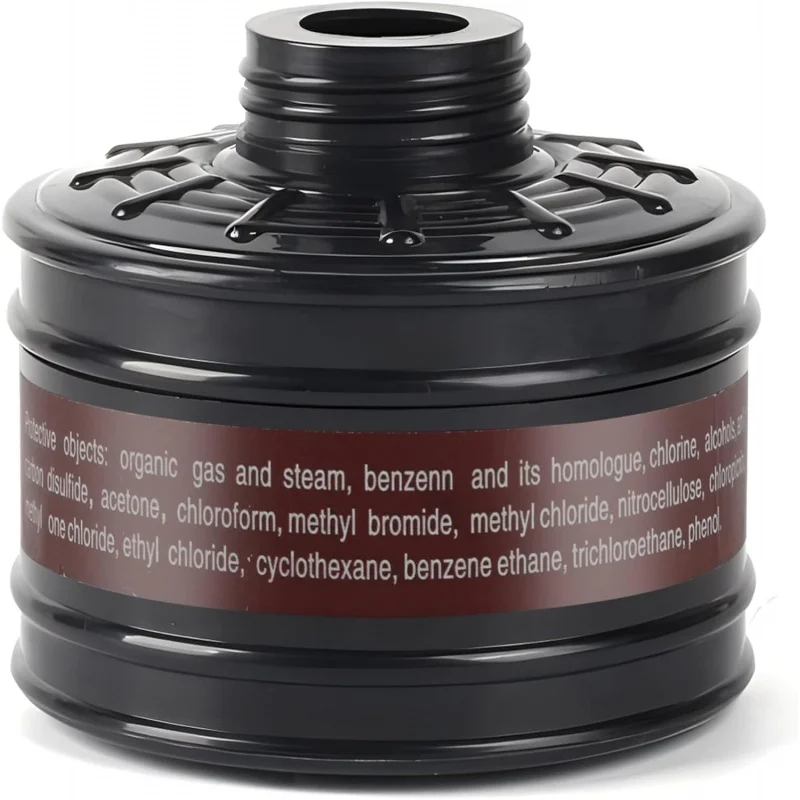 Filtros de máscara de Gas de 40mm, filtro de máscara de Gas individual para máscara de Gas, filtro de carbón activado de 40mm contra vapores, soldadura en aerosol de pintura al polvo - imagen 2