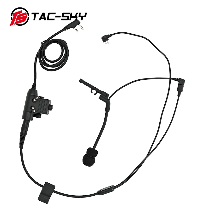 Kit Y-Line Compatible con auriculares tácticos COMTA I II III XPI versión IPSC auriculares equipados con U94 Ptt y micrófono - imagen 3
