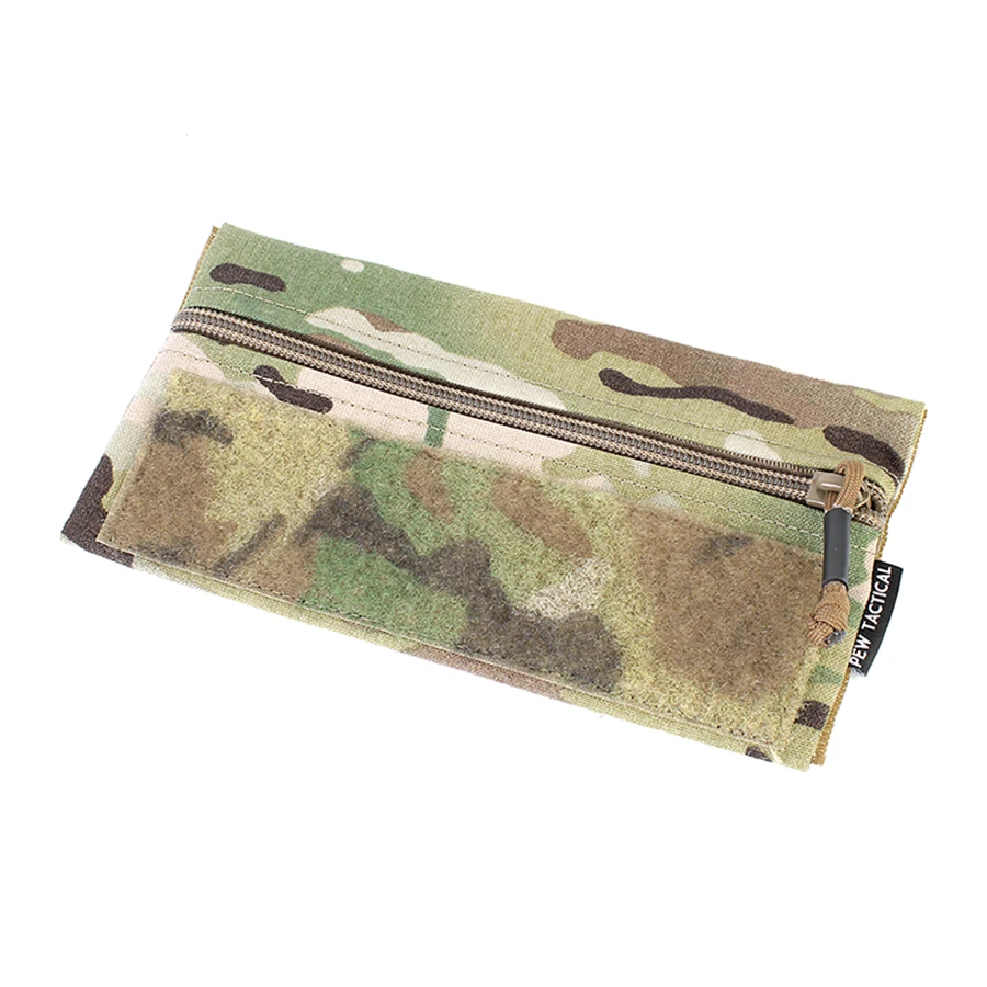 Pew-bolsa táctica para dulces 4X8 para SS MK3 MK4 Airsoft V3, media solapa con cremallera, bolsa administradora de estilo largo, bolsa para artículos diversos Airsoft de camuflaje - imagen 2