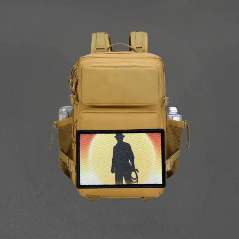 Parche de impresión militar, chaleco táctico, sombreros con gancho y bucle, insignia de moral, mochila, pegatinas decorativas, parches para brazalete para ropa