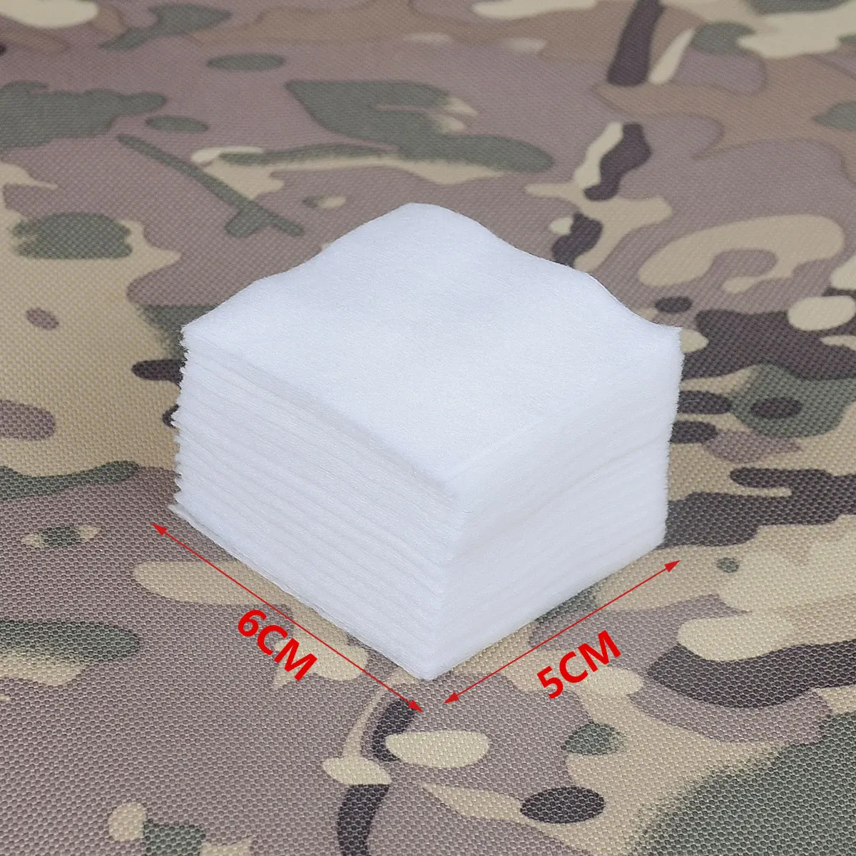 Parche de limpieza de pistola de piezas, herramienta de limpieza de pistola de Airsoft, alta absorción de agua, accesorios de pistola de caza de algodón, 200 - imagen 5