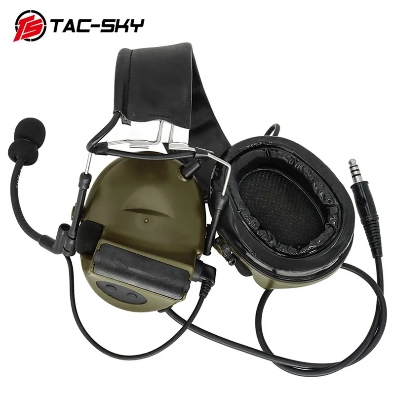 Auriculares tácticos C2 Comtac II: sellos de silicona premium con cancelación de ruido - imagen 2