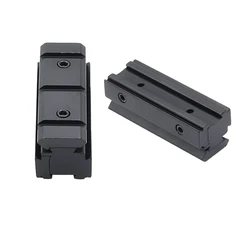 Accesorios para pistola de juguete, cola de milano de 11MM, adaptador convertidor de riel Weaver Scope de 20MM, para montaje de alcance de juguete, Base elevadora Picatinny Weaver