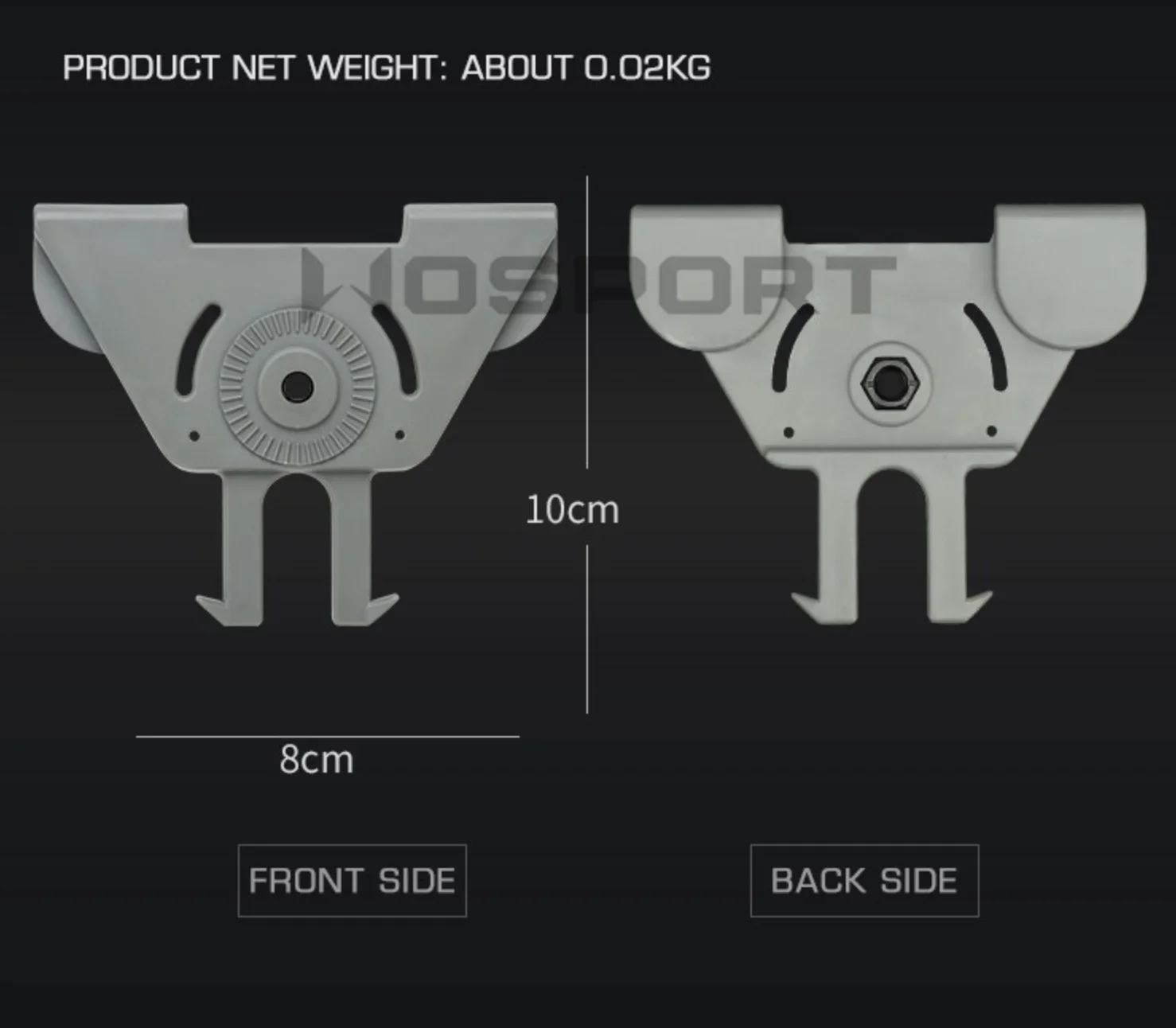 Funda para revistas, portador de placa de fijación Molle para 17 M9 Sig P226, armadura de paleta de pistola, accesorios para chaleco de carga - imagen 2