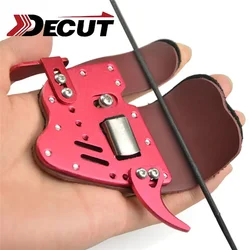 Protector de dedo lengüeta para tiro con arco recurvo