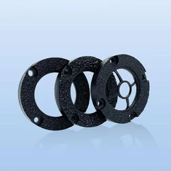 Circde decorativo tweeter aluminio para altavoces 1 pulgada y 1.25 pulgadas Grabado 3D K1KF