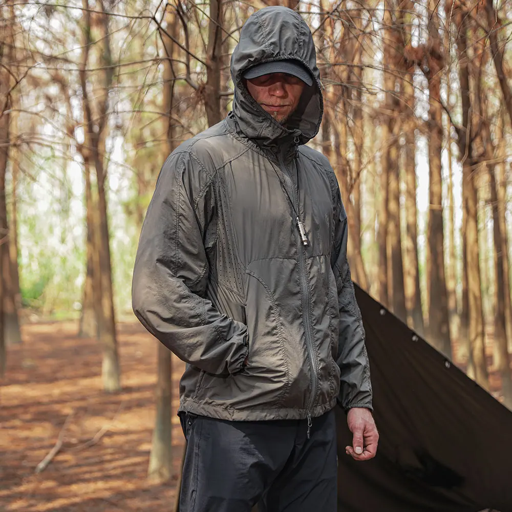 Emersongear BlueLabel Abrigo protector solar “Wing de murciélago” ultraligero UPF100+ Chaqueta de piel a prueba de sol para exteriores Camping Desplazamientos urbanos - imagen 2