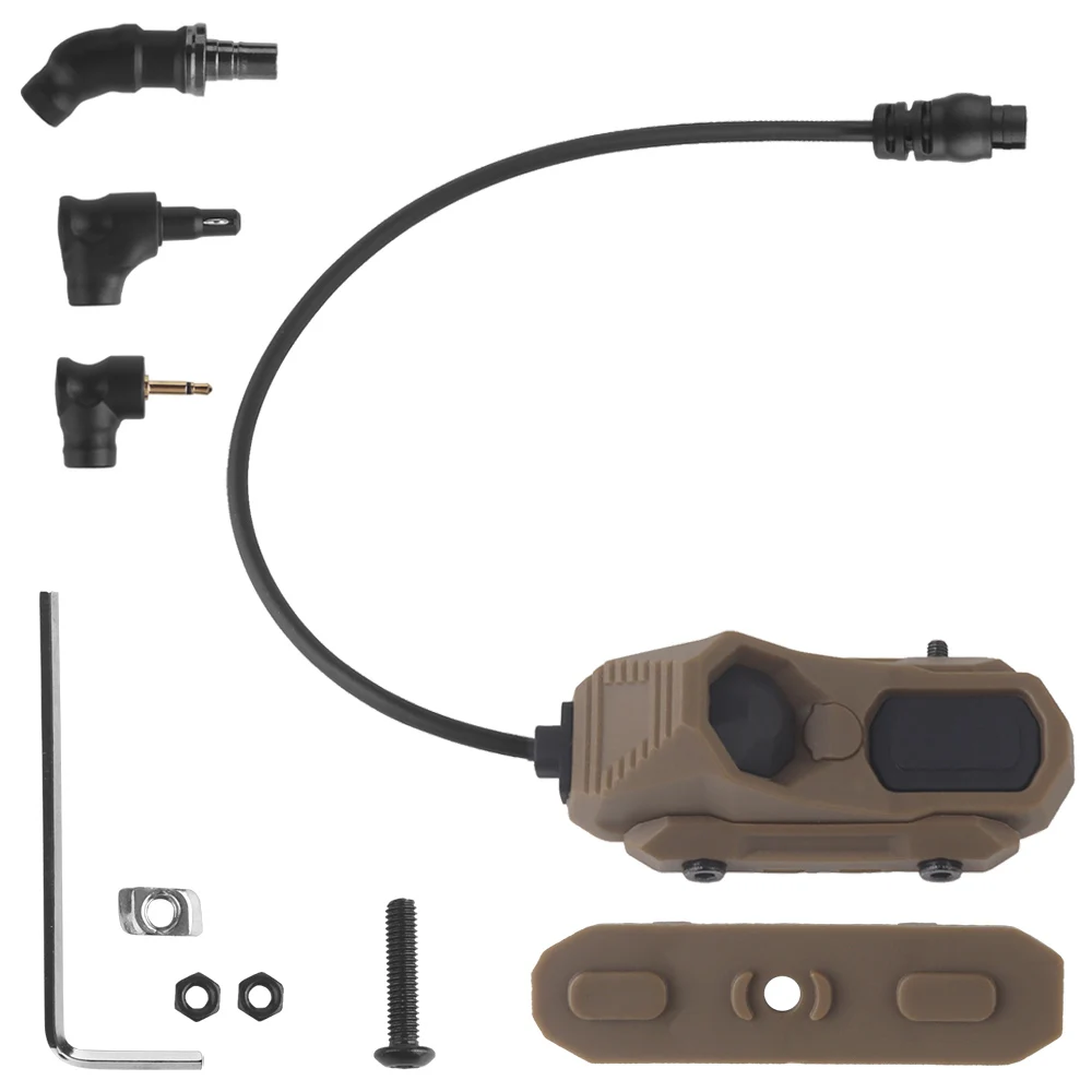 AXON Interruptor remoto por cable para linterna táctica Airsoft AR15