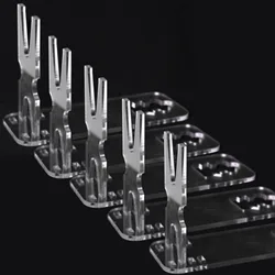 Soporte acrílico transparente para pistola – Exhibidor regulable