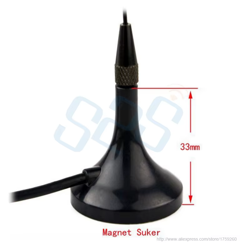 Baofeng UT-108UV antena magnética VHF/UHF dual SMA-M vehículo - imagen 4