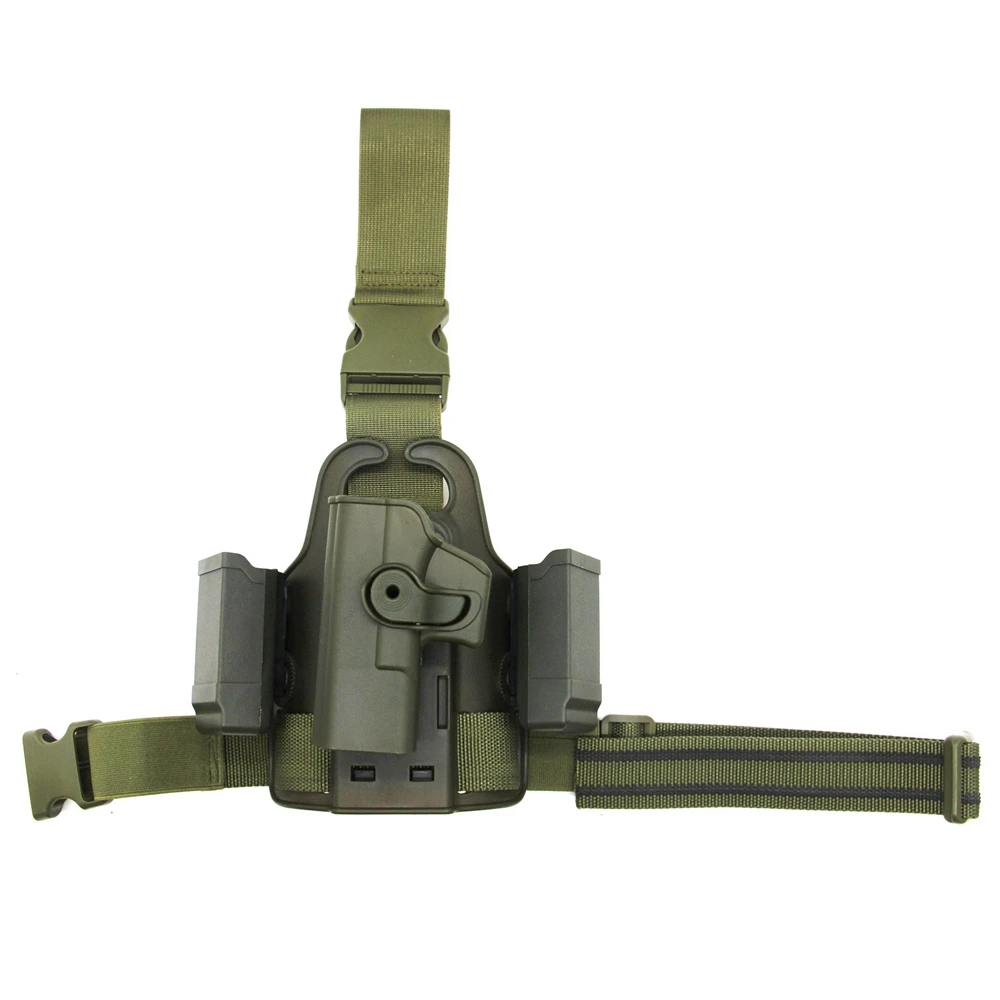 Funda de pistola de pierna caída para Glock 17 19 Colt 1911 Beretta M9 PX4 - imagen 4