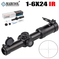 MARCOOL STALKER 1-6x24 – Mira táctica variable con iluminación roja