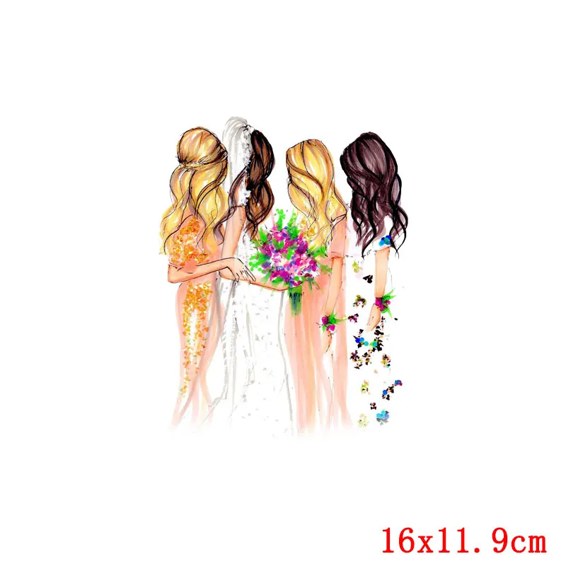 Parche de transferencia térmica para mujer, adhesivo térmico para planchar en ropa, apliques de rayas de flores - imagen 4