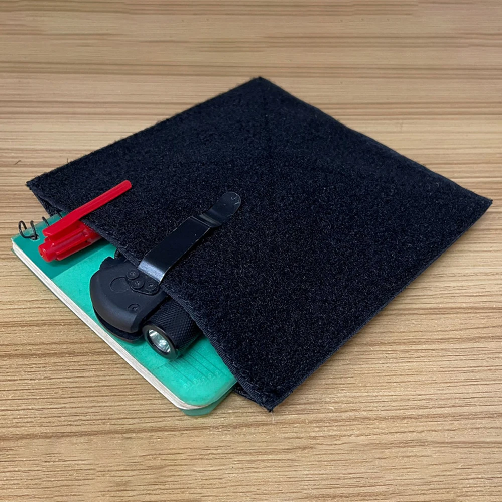 Bolsas de almacenamiento de tablero de parches de gancho y bucle Molle, bolsillos de Panel de exhibición de accesorio táctico para parches de insignias de insignia DIY, 2 uds. - imagen 5