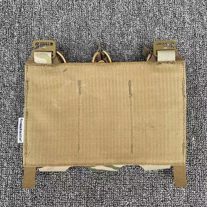 Bolsa para revistas con Panel de chaleco táctico, bolsa para revistas Triple elástica con corte láser, accesorios de expansión para chaleco, bolsa para equipo - imagen 4