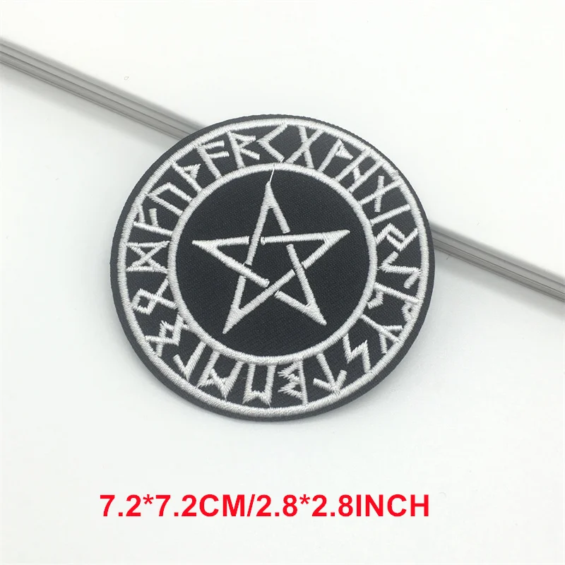 Parches bordados de estrellas de cinco puntas, pegatinas para ropa, apliques para planchar, insignias de costura, rayas, lote de 3 unidades - imagen 5