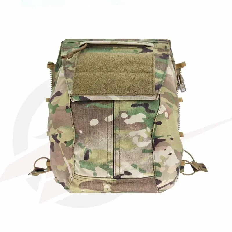 Bolsa con panel con cremallera para chaleco táctico, mochila con cremallera para portador de placa Molle JPC2.0 CP, bolsa de almacenamiento - imagen 3