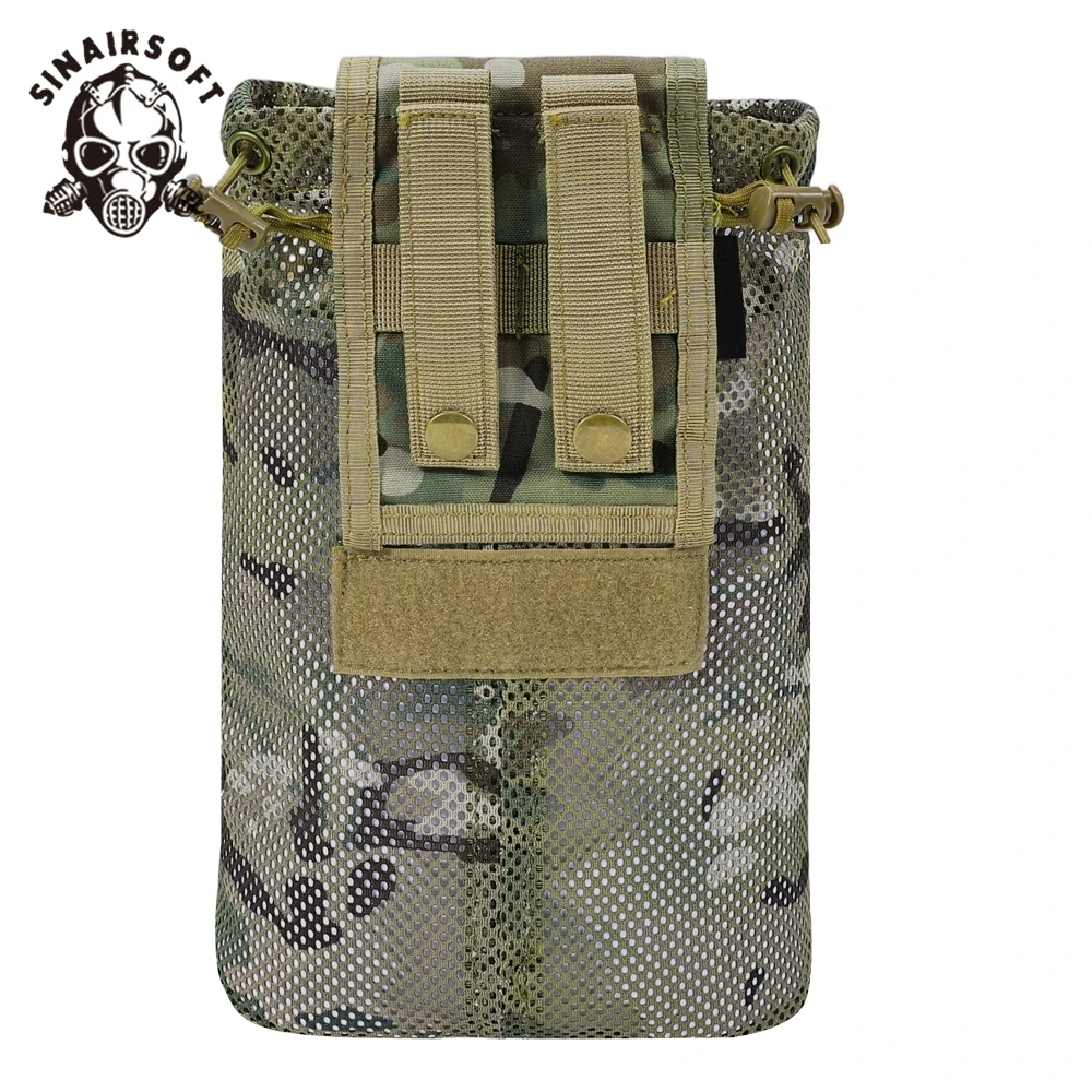 Nueva bolsa táctica Molle plegable para reciclaje de revistas, bolsa plegable para herramientas de nailon para caza al aire libre, Airsoft, Paintball - imagen 5