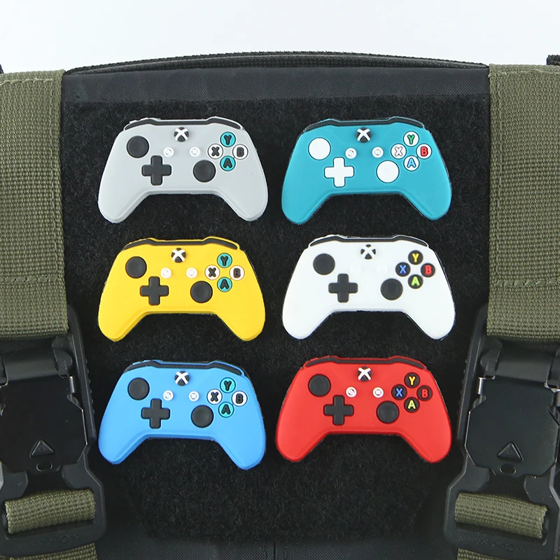 Gamepads PVC parche juego sobre insignia de goma táctica para bolsa DIY ropa chaleco decoración - imagen 2