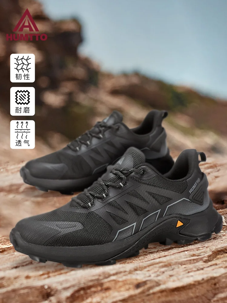 HUMTTO-zapatos de senderismo para hombre, antideslizantes, transpirables, para escalada, montañismo, correr, zapatillas ligeras para exteriores, zapatos de viaje al tobillo - imagen 4